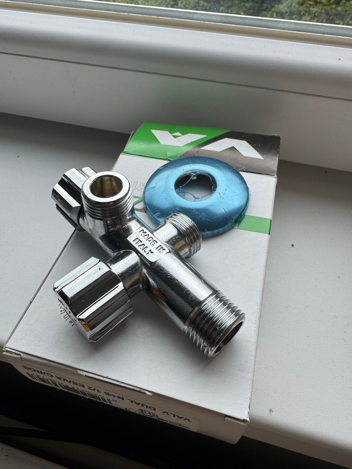 Nieuwe Valv. Dual N+S 1/2 ES/NA C/ROS kraan, Ophalen of Verzenden, Nieuw, Chroom, Kraan
