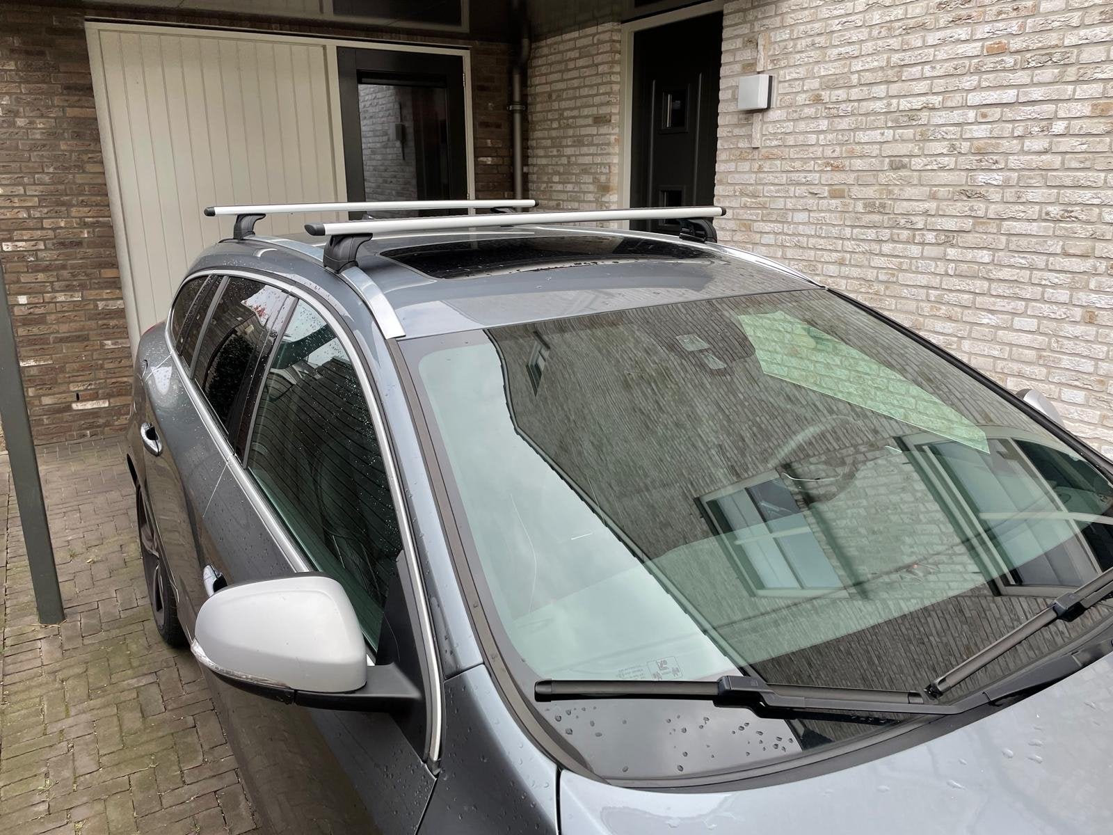 Lastdragers, vleugelprofiel voor rails, Volvo V60, V60 CC, Auto diversen, Dakdragers, Ophalen, Gebruikt