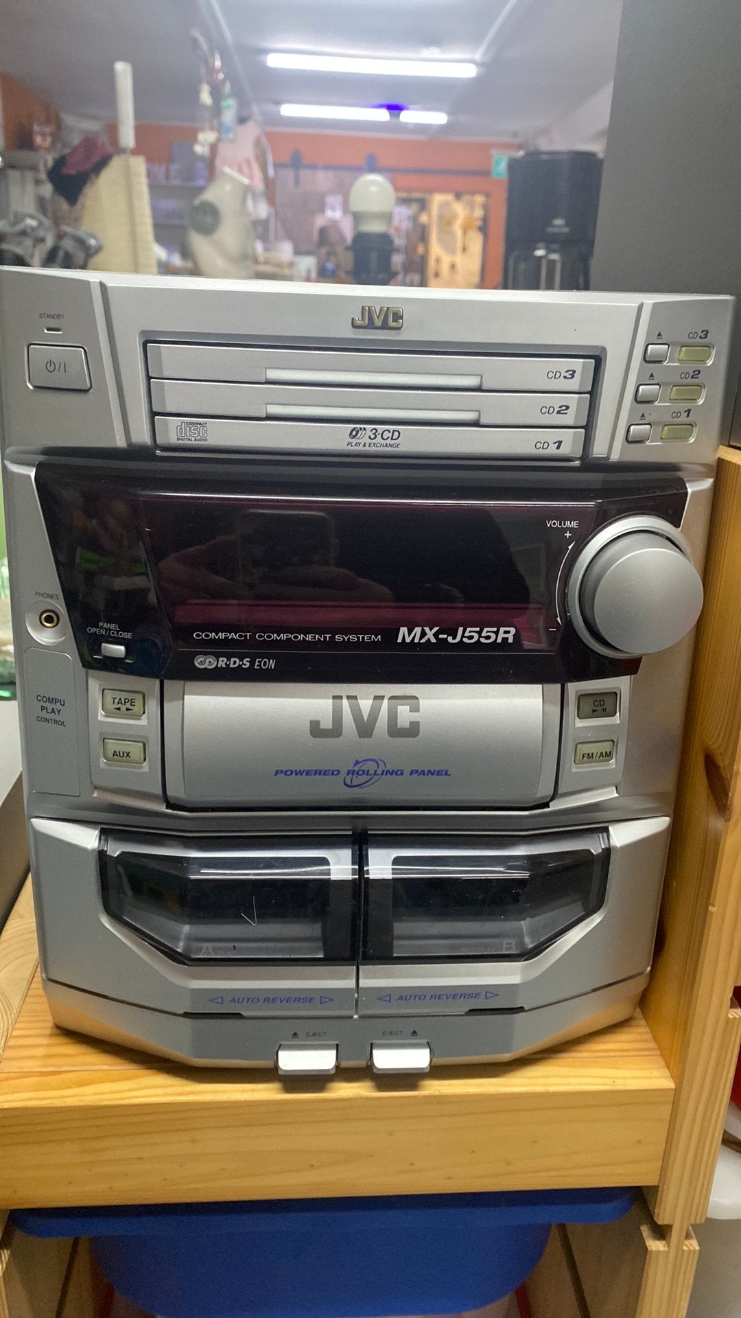 Jvc compact component system MX-J55R, Audio, Tv en Foto, Ophalen, Zo goed als nieuw, JVC
