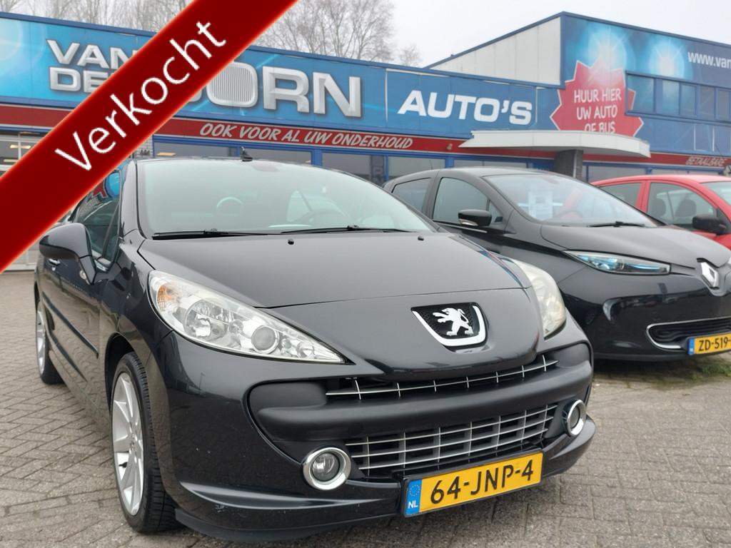 Peugeot 207 CC 1.6 VTi Roland Garros Trekhaak 17'' L.M.V Nw, Auto's, Voorwielaandrijving, 15 km/l, Gebruikt, Zwart