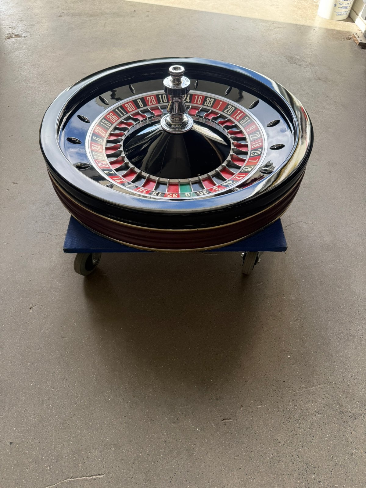 Roulette wiel (John huxley), Ophalen