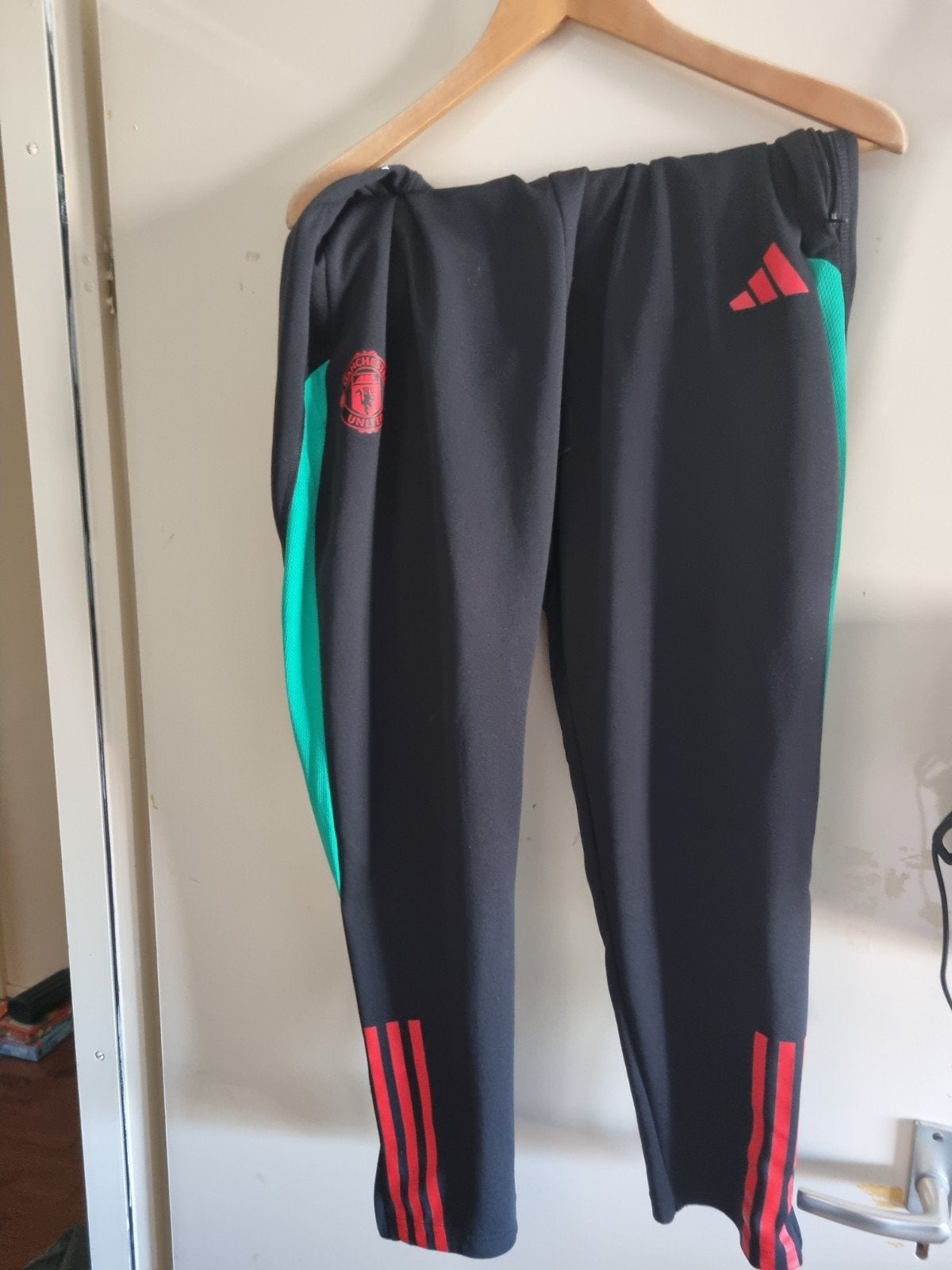 Adidas Manchester United Trainingsbroek Maat 2XL, Ophalen, Zwart, Overige maten, Adidas