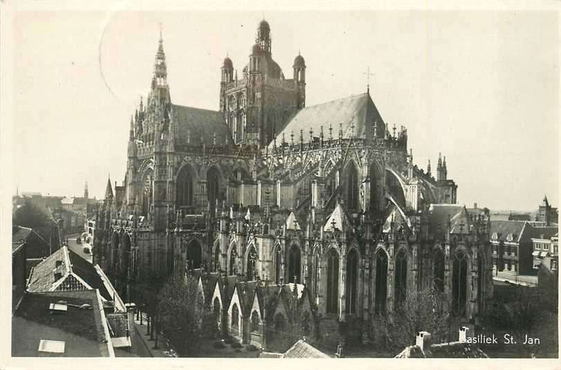380-908-007 s-Hertogenbosch Basiliek St Jan, Verzenden, Voor 1920, Noord-Brabant