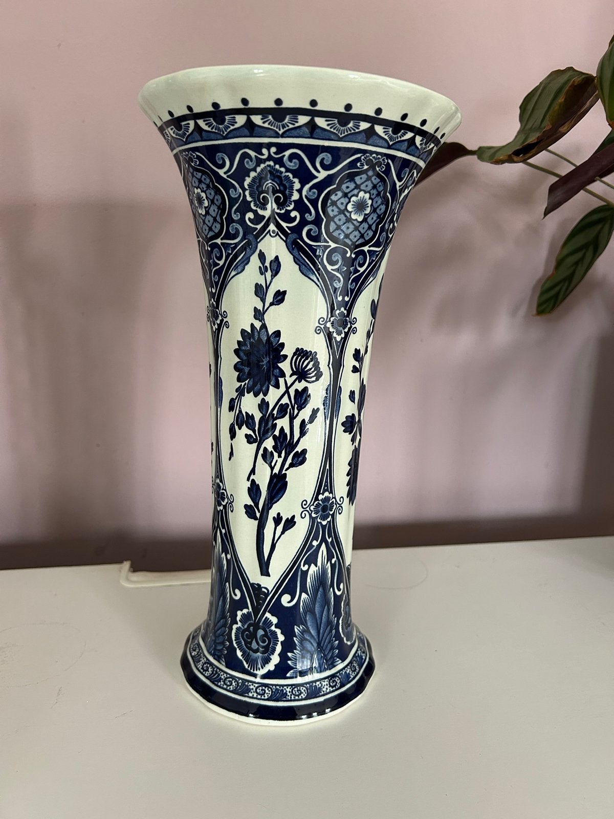 Delfts Blauwe Vaas - Royal Sphinx Boch Holland, Ophalen of Verzenden
