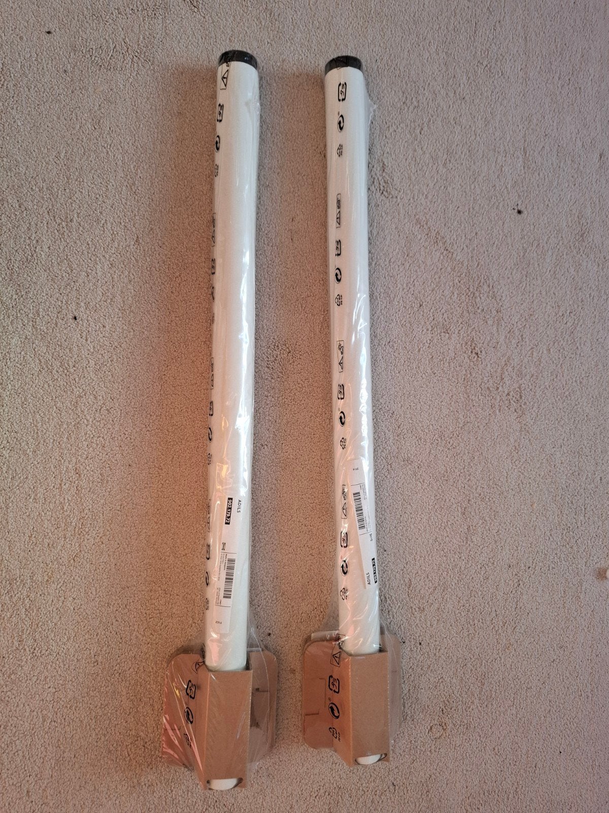 2 IKEA ADILS Tafelpoten - Nieuw in verpakking, Ophalen, Tafelpoot, Minder dan 50 cm, 50 tot 100 cm