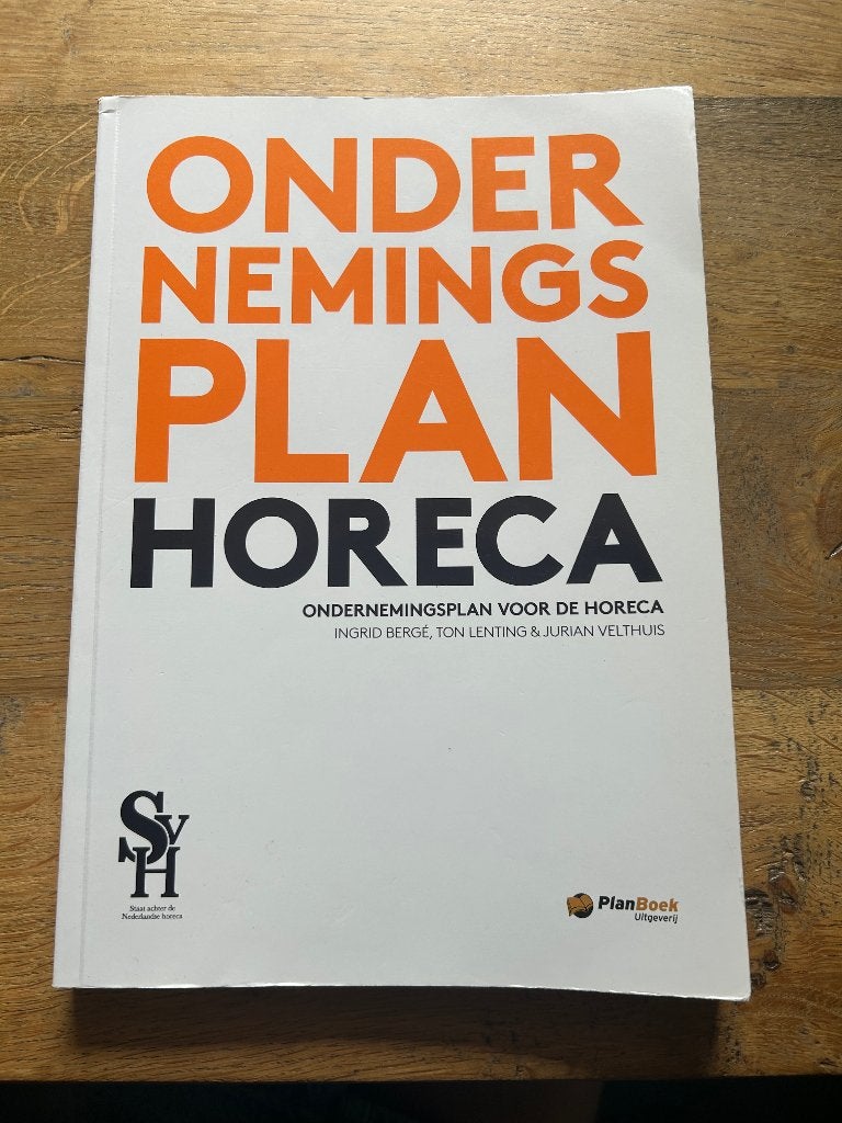 Boek Ondernemingsplan Horeca, Verzenden, Zo goed als nieuw, MBO, PlanBoek Uitgeverij