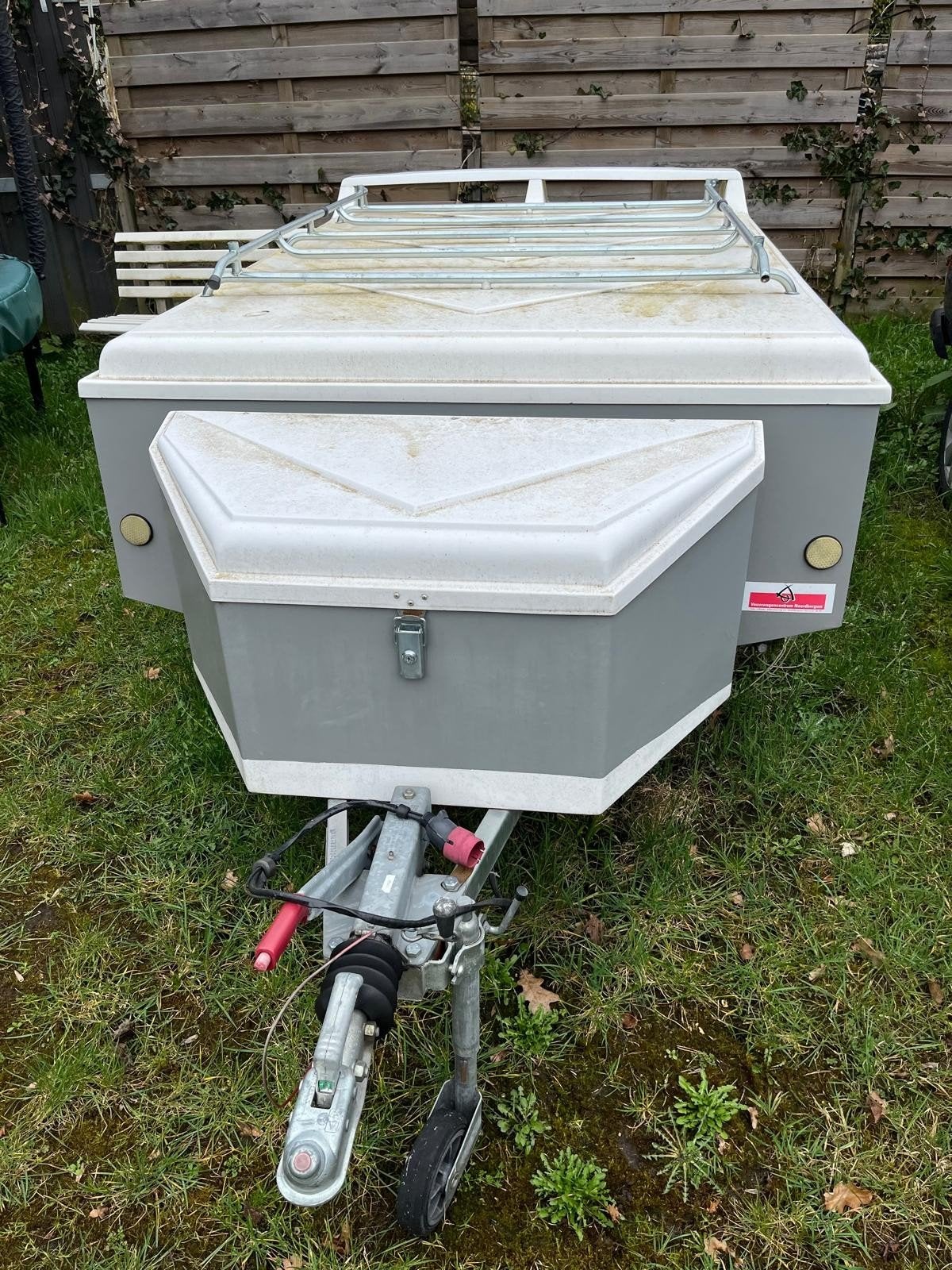 Compacte vouwwagen/aanhanger met imperiaal 210 x 150, Ophalen of Verzenden, Gebruikt