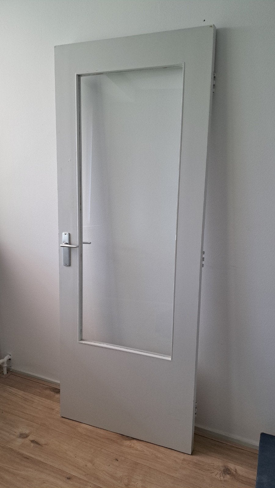 Binnendeur met raam, Ophalen, Gebruikt, Minder dan 80 cm, Binnendeur