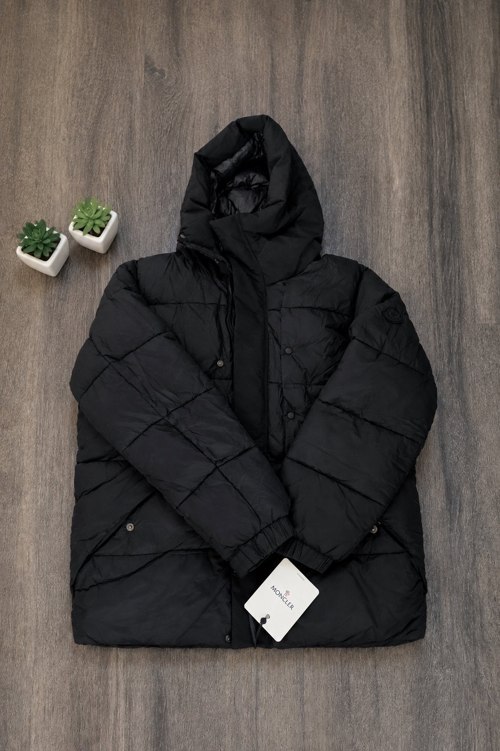 Gloednieuwe Moncler Madeira Jas Maat XL, Ophalen of Verzenden, Nieuw, Maat 56/58 (XL), Zwart