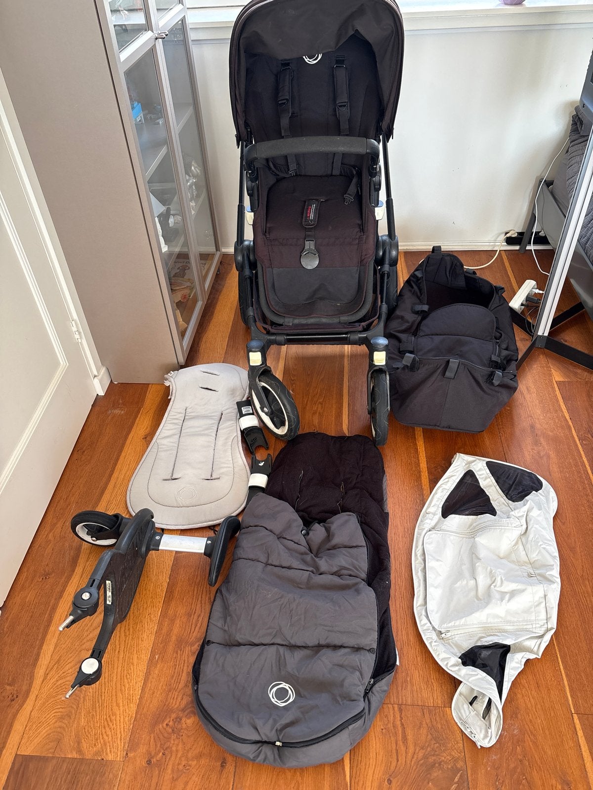 Bugaboo Buffalo & meerijdt plankje, maxi cosi adapters etc., Ophalen, Gebruikt, Bugaboo, Combiwagen