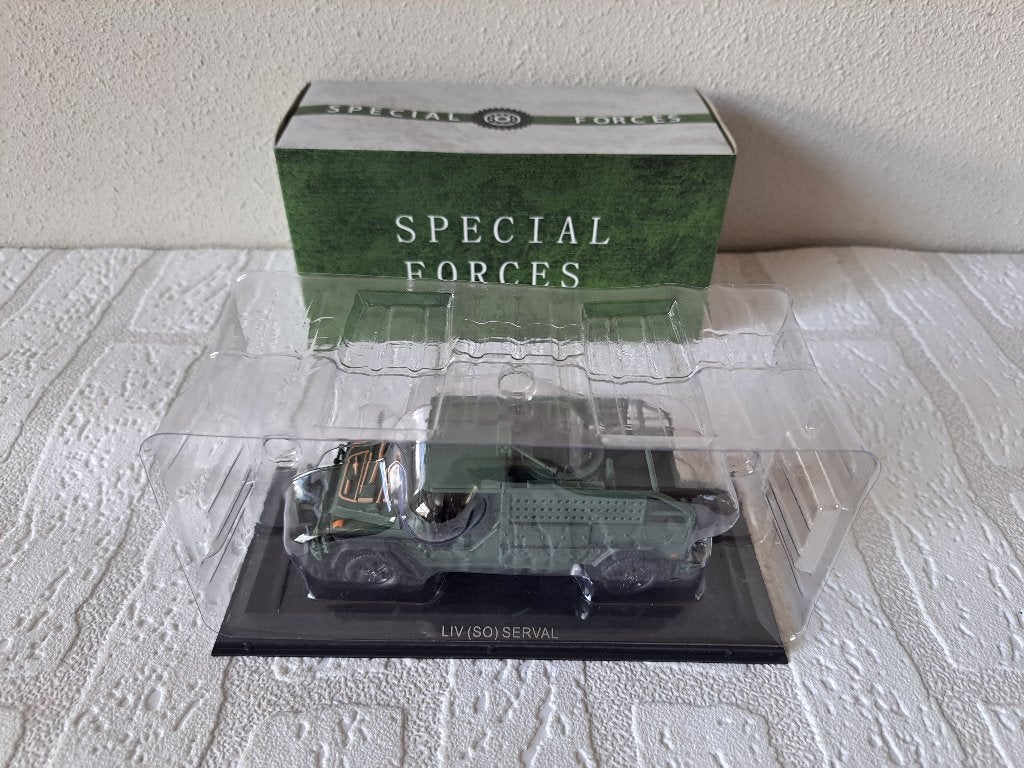 Mercedes Benz G Class LIV (SO) SERVAL 1:43 Atlas 7121001, Ophalen of Verzenden, Nieuw, Auto