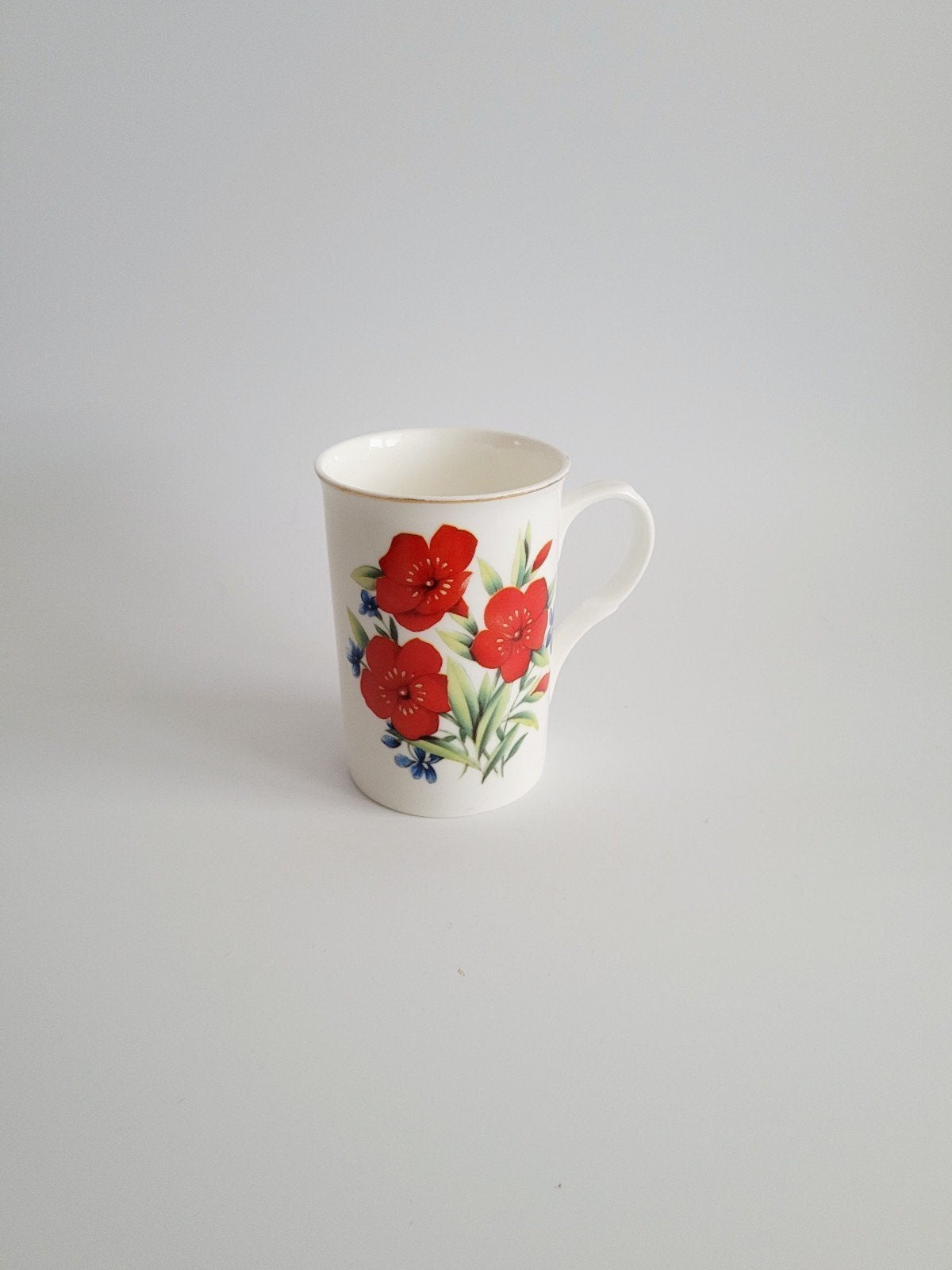 Izgs cambridge garden collection mooie beker met bloemen, Ophalen of Verzenden