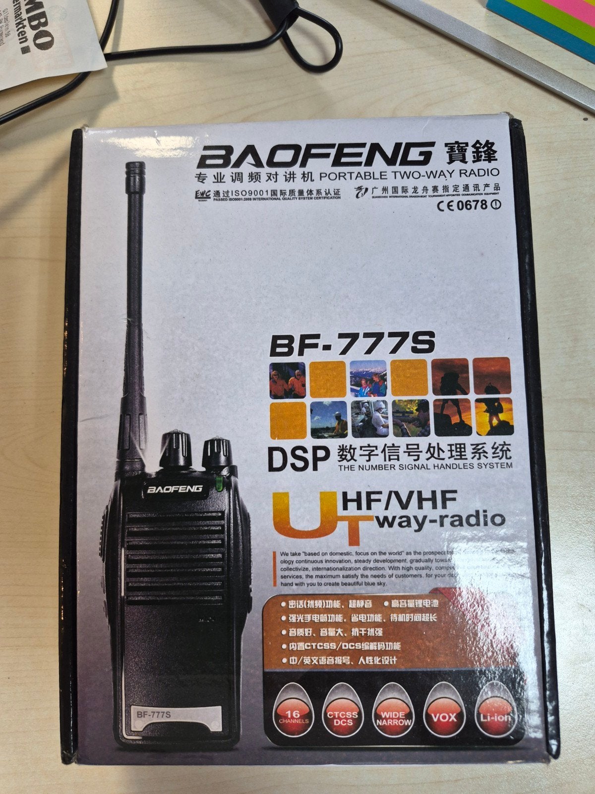 Duo set Baofeng BF-777S portofoons, Telecommunicatie, Ophalen of Verzenden, Zo goed als nieuw, 2 to 5 km, Portofoon of Walkie-talkie