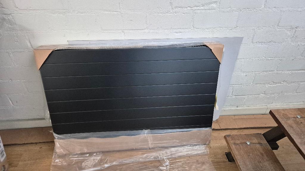 Vlakke radiator Zwart T21H600*900 1159W  Radson Ramo HP, Ophalen, 30 tot 80 cm, Hoog rendement (Hr), Radiator