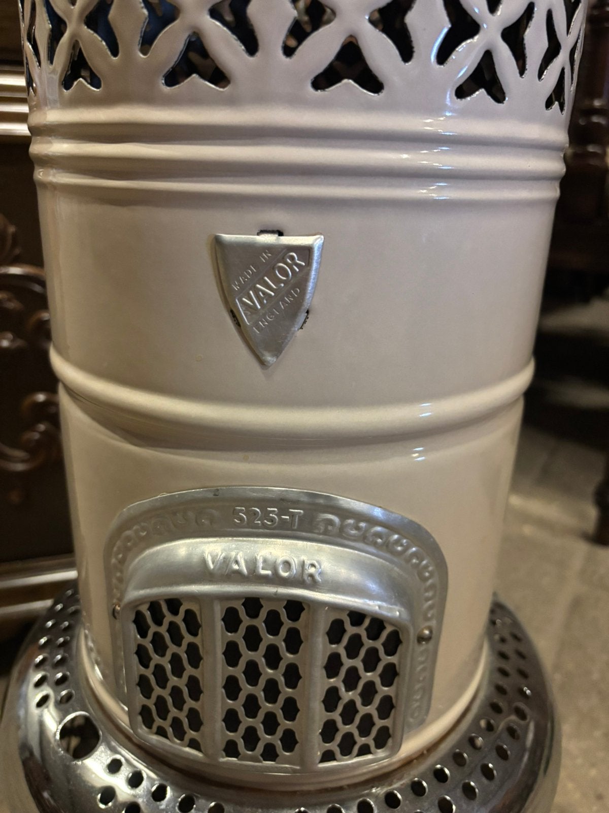 Antiek Valor 525-T petroleumkachel – Made in England, Houtkachel, Ophalen of Verzenden, Zo goed als nieuw, Nvt