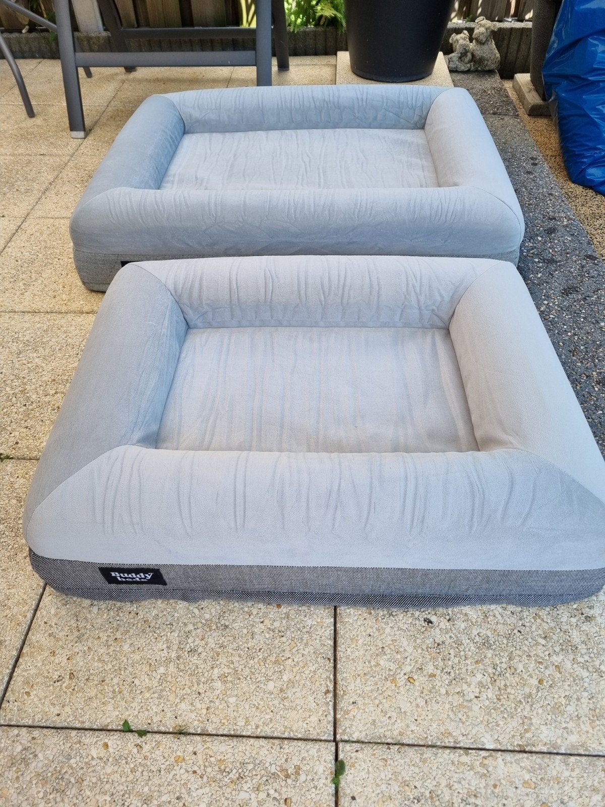 Zgan Buddy Beds maat M €50 maat S €40 info 06 11363680, Ophalen, Zo goed als nieuw, Riet