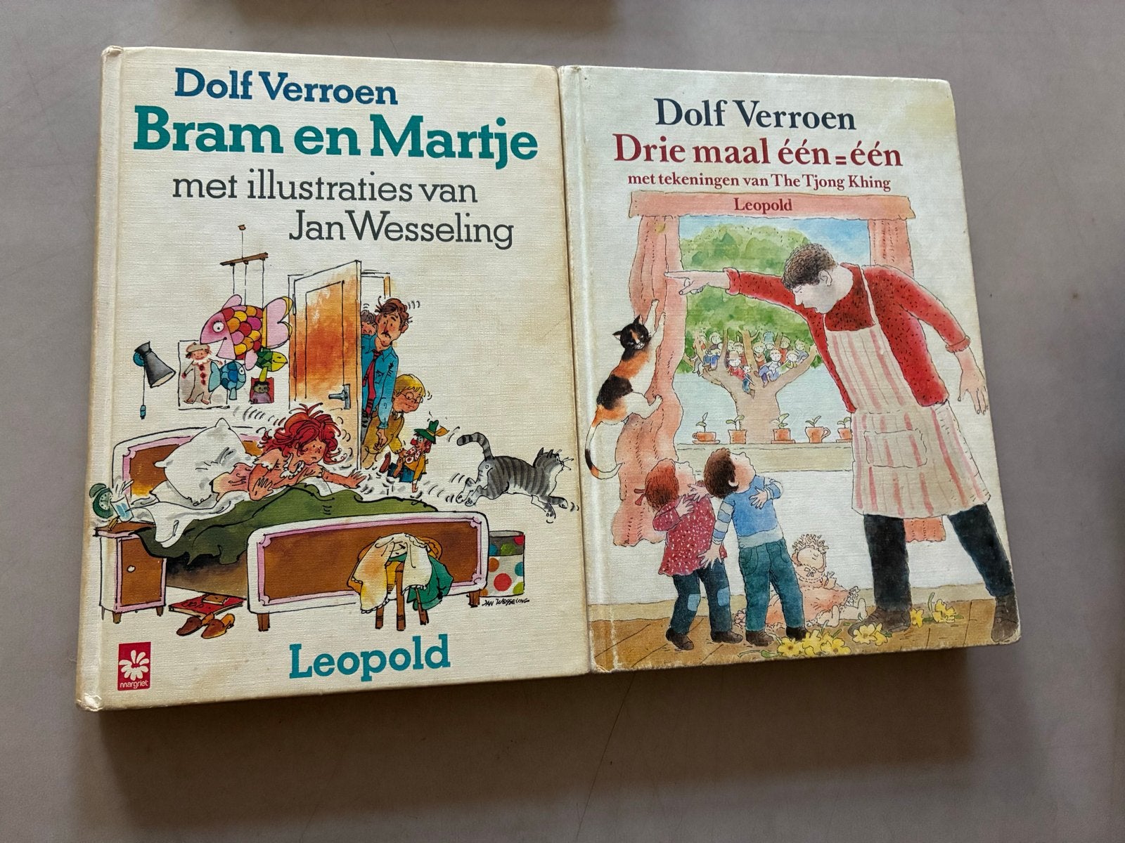 Dolf Verroen - Bram en Martje & Drie maal één = één, Ophalen of Verzenden, Gelezen, Fictie algemeen