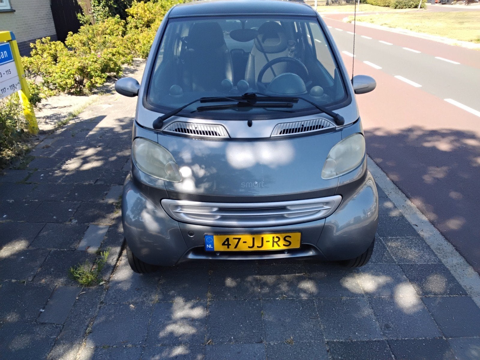 MCC Smart 0.6 40KW AUT 2002 Grijs, Auto's, Automaat, Achterwielaandrijving, 54 pk, 18 €/maand