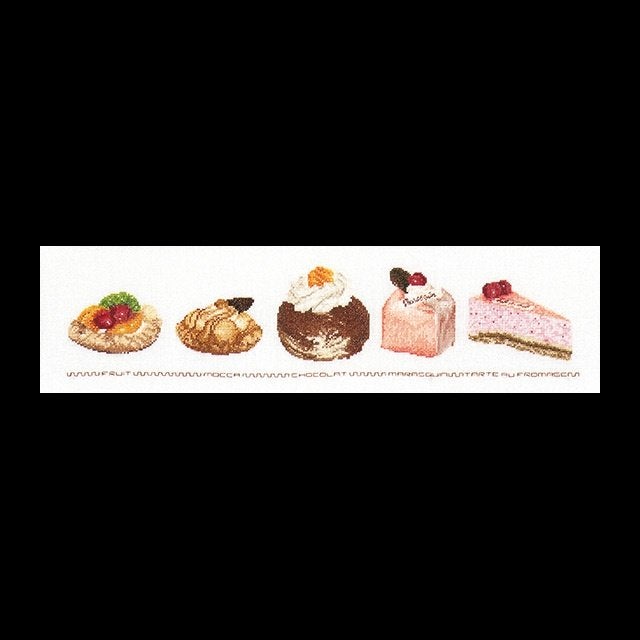 Borduurpakket Cake assortiment 3050, ., Nieuw, Ophalen of Verzenden, .