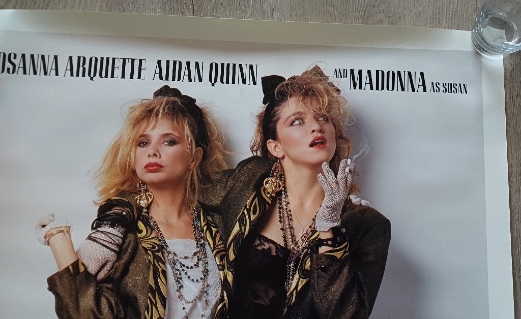 Filmposter: Desperately Seeking Susan (Madonna), Verzamelen, Verzenden, Zo goed als nieuw, A1 t/m A3, Film en Tv