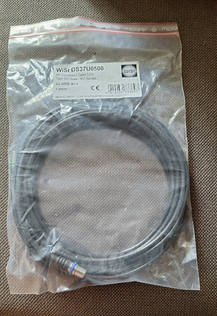 WISI- DS 37 COAX kabel, Ophalen, Nieuw, 2 tot 5 meter, Coaxiale kabel