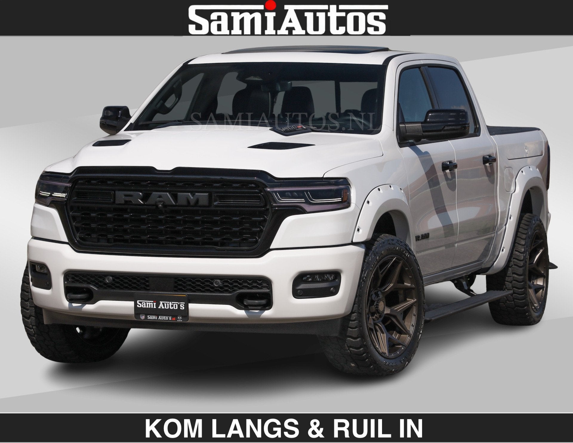 Dodge Ram LIMITED H.O 540 PK 706Nm | Massage + Full Option |, Auto's, Automaat, Met garantie (alle), Wit, Leder