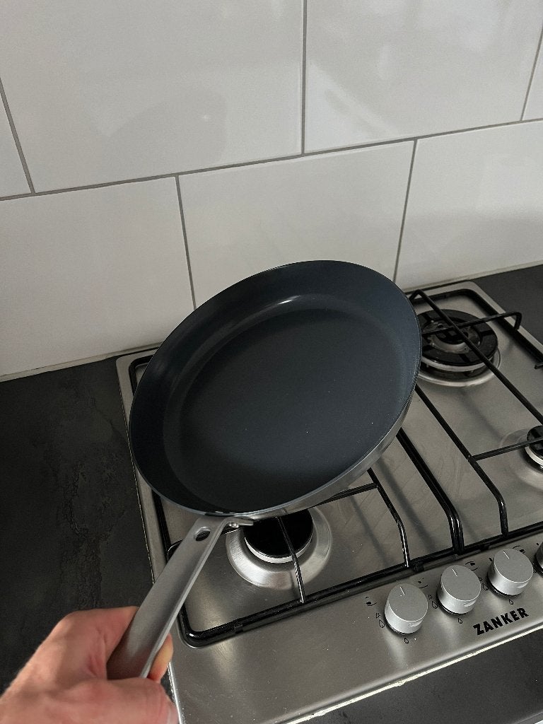 Ikea stainless steel frying pan, Braadpan, Ophalen of Verzenden, Zo goed als nieuw, IKEA