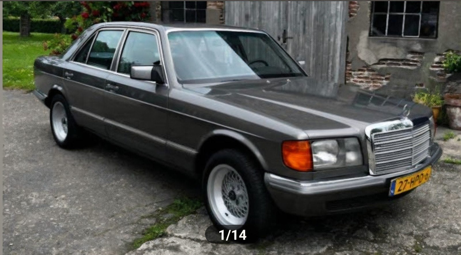 Mercedes-Benz S-Klasse 2.7 280 SE AUT 1983 Grijs, Auto's, Mercedes-Benz, Automaat, 2717 cc, Particulier, Sedan