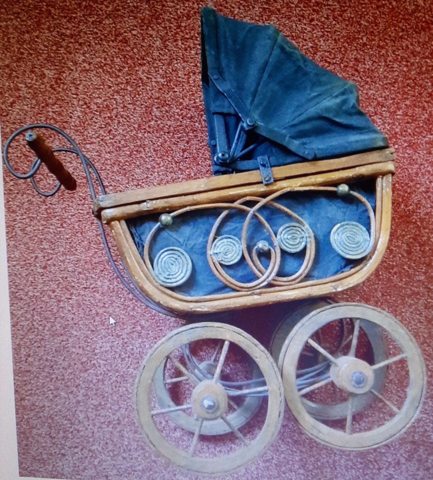 Oude Poppenwagen, Ophalen of Verzenden, Gebruikt