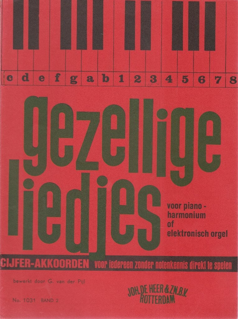HENK GELUK - GEZELLIGE LIEDJES - BAND 2, Gebruikt, Ophalen of Verzenden, Artiest of Componist, Piano