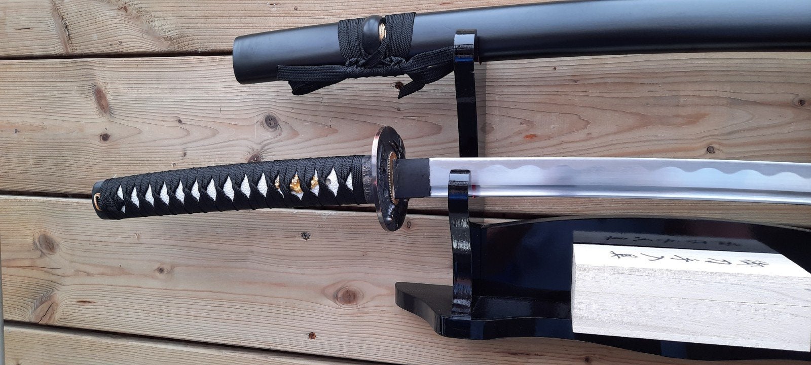 MAT ZWART samurai zwaard, SCHERP, Ophalen of Verzenden, Overige soorten, Azië, Zwaard of Sabel