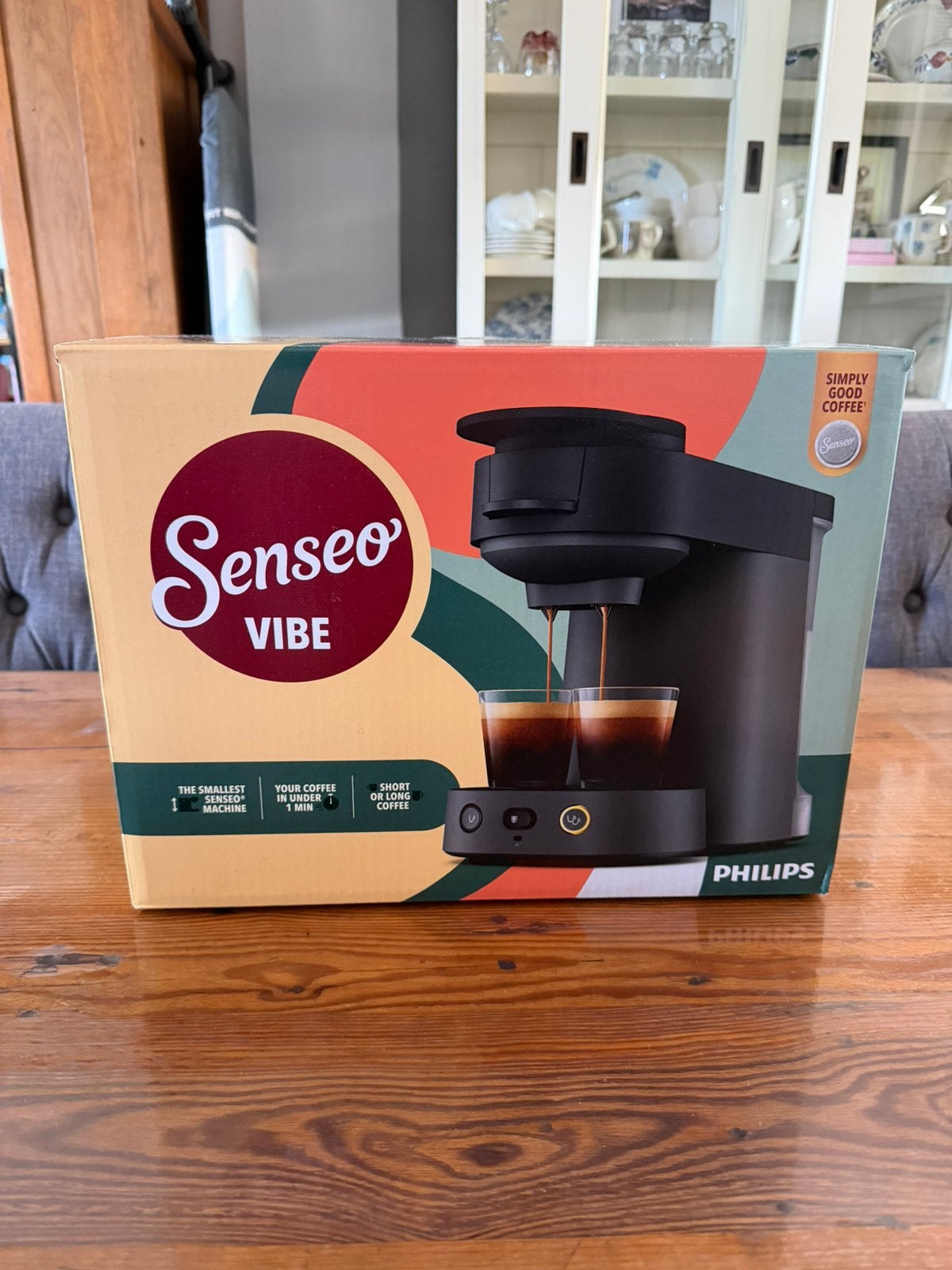 Philips senseo vibe black, Witgoed en Apparatuur, Ophalen of Verzenden, Nieuw, Koffiemachine