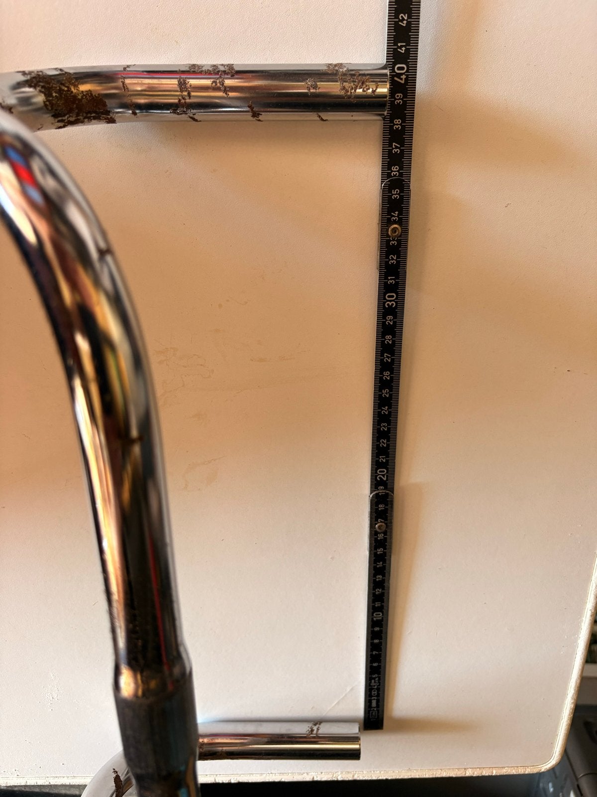Vintage Road Champion Stuur - Chroom, Fietsen en Brommers, Fietsonderdelen, Ophalen, Gebruikt, Stuur, Staal