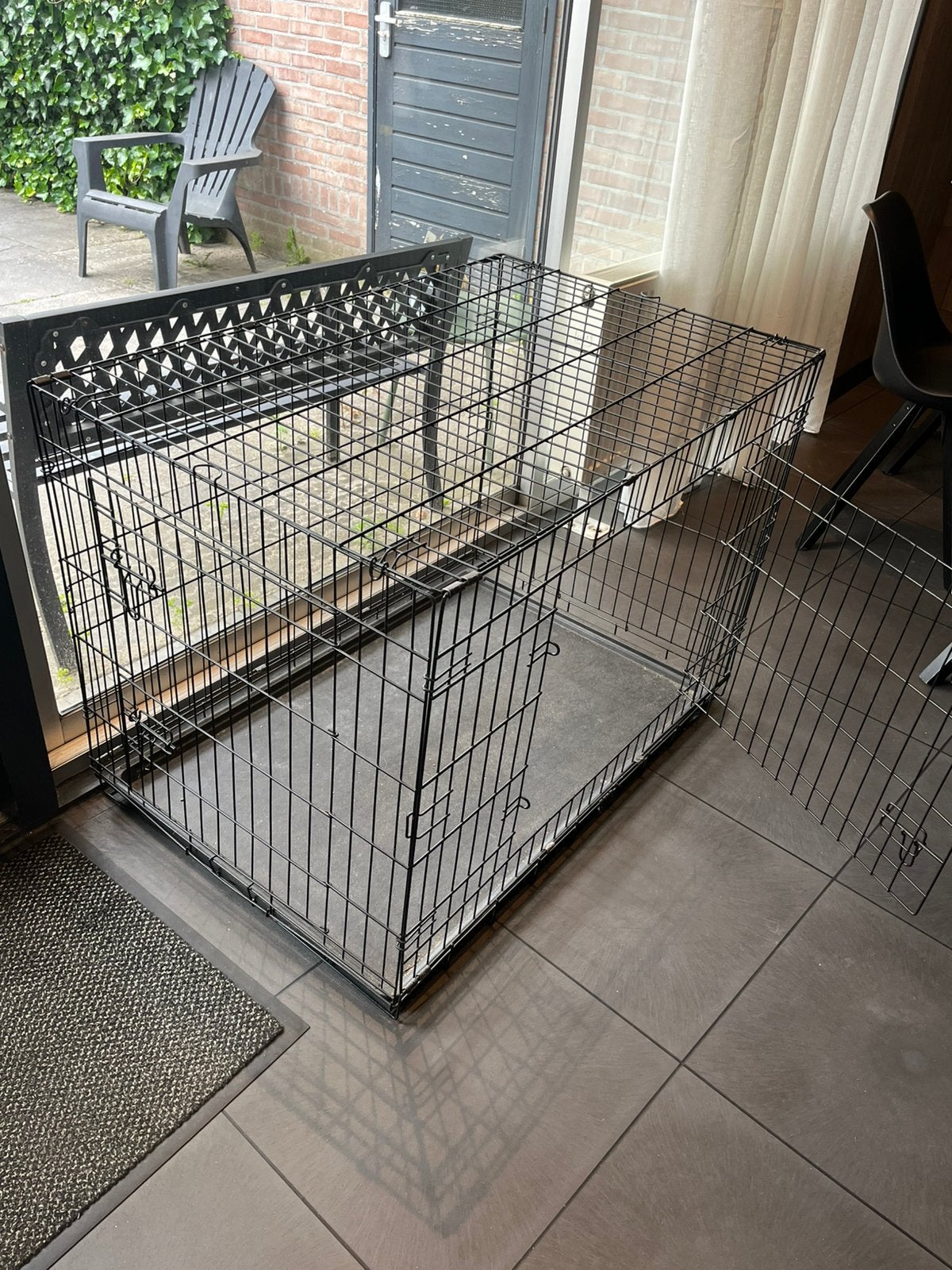 Te koop honden bench, Dieren en Toebehoren, Hondenhokken, Ophalen, Gebruikt, 65 tot 100 cm, Hondenhok