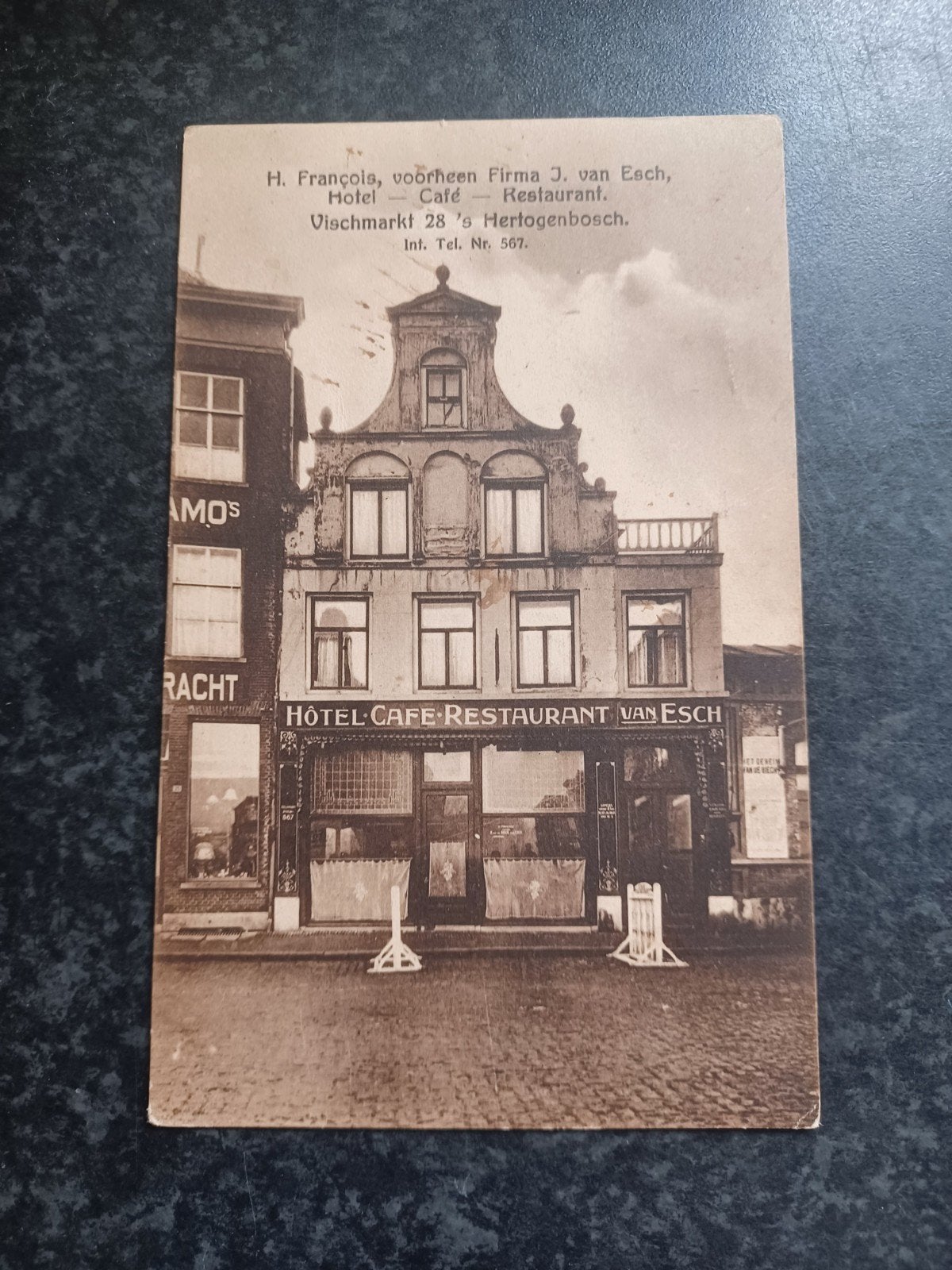 's Hertogenbosch Hotel 1923, Verzamelen, Ophalen of Verzenden, 1920 tot 1940, Gelopen, Noord-Brabant