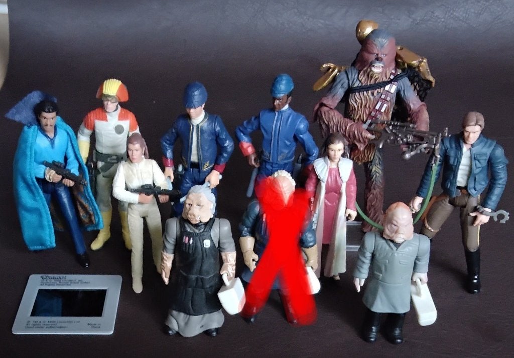 Star Wars Bespin diorama Ugnaught Guard cloud car pilot C3PO, Ophalen of Verzenden, Zo goed als nieuw, Actiefiguurtje