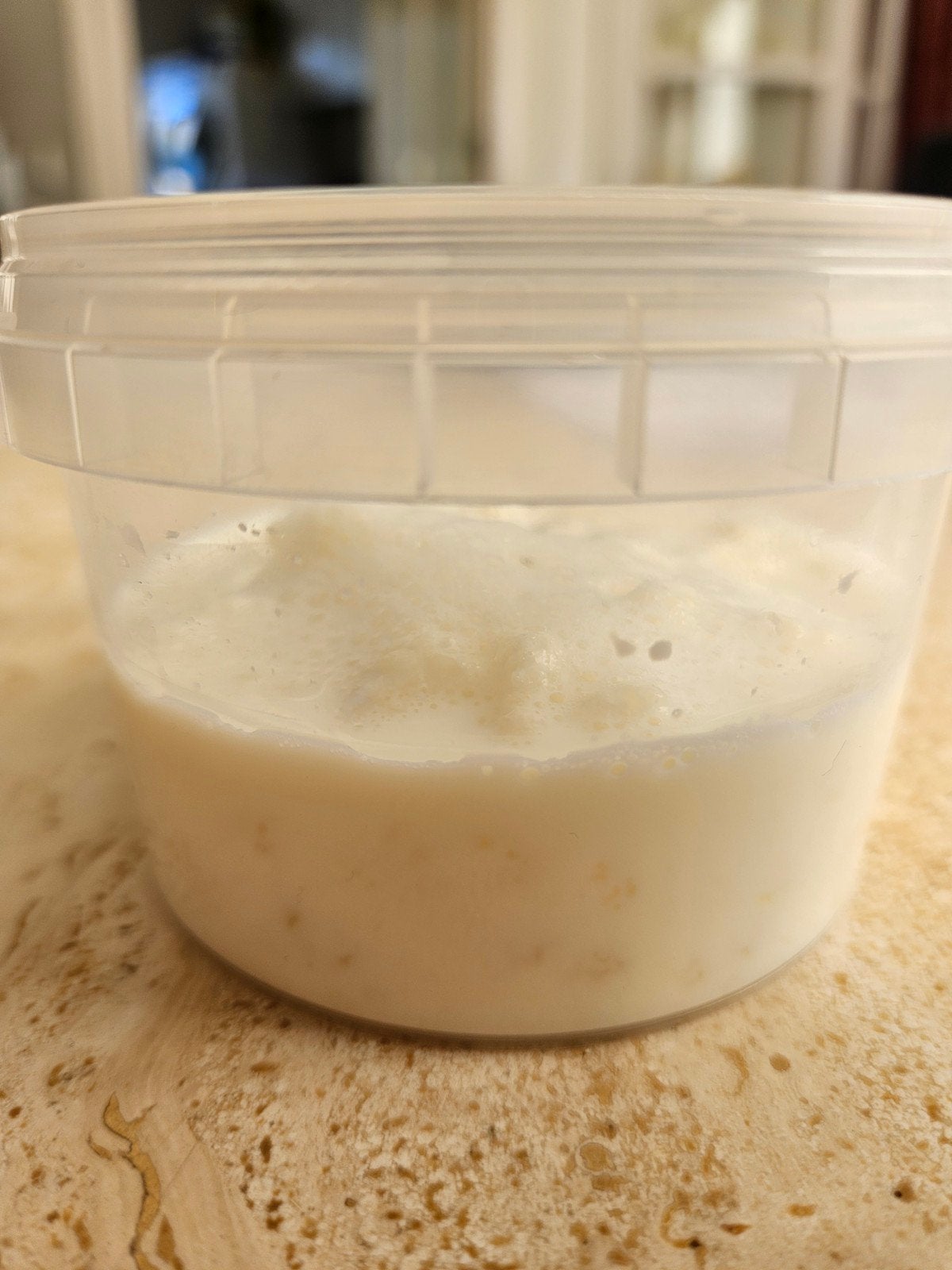 melkkefir korrels, Ophalen