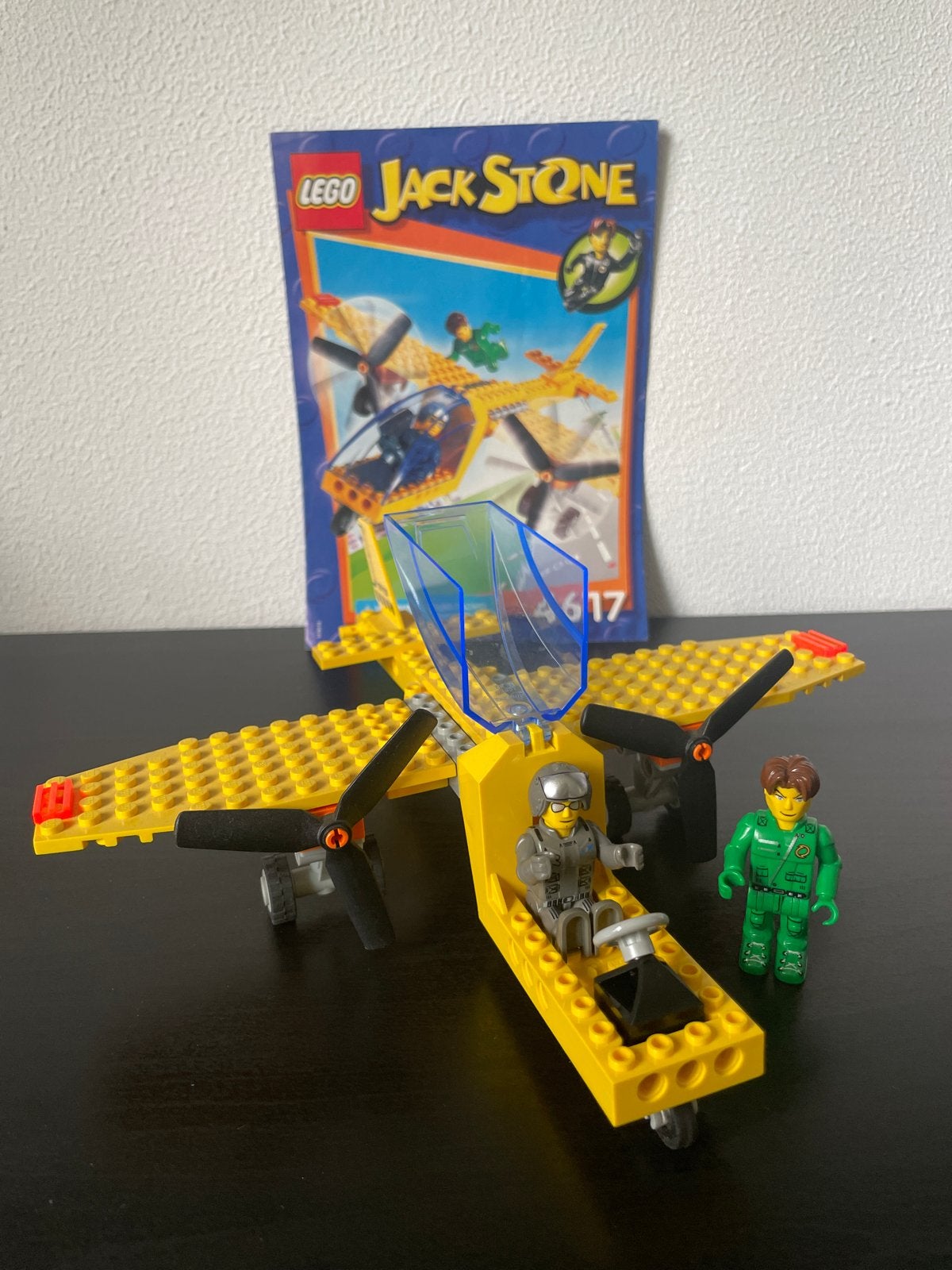 LEGO Jack Stone 4617 Vliegtuig met figuren en boekje, Ophalen of Verzenden, Zo goed als nieuw