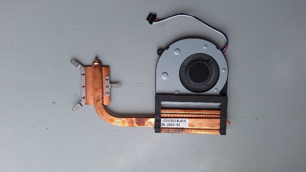 Toshiba Dynabook Laptop Heatsink & Fan, Computers en Software, Ophalen of Verzenden, Zo goed als nieuw, Luchtkoeling