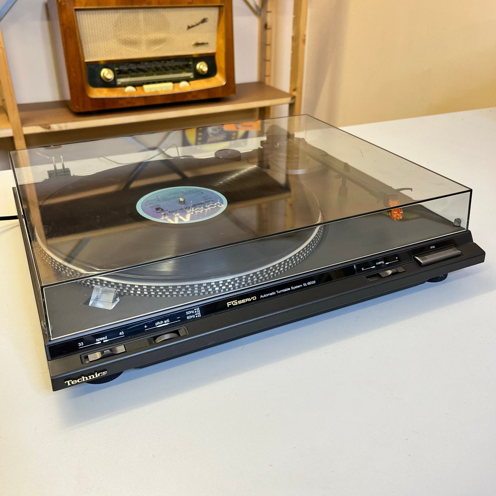 Vintage Technics SL-BD22 Platenspeler - Nieuwe Snaar, Automatisch, Ophalen of Verzenden, Zo goed als nieuw, Platenspeler