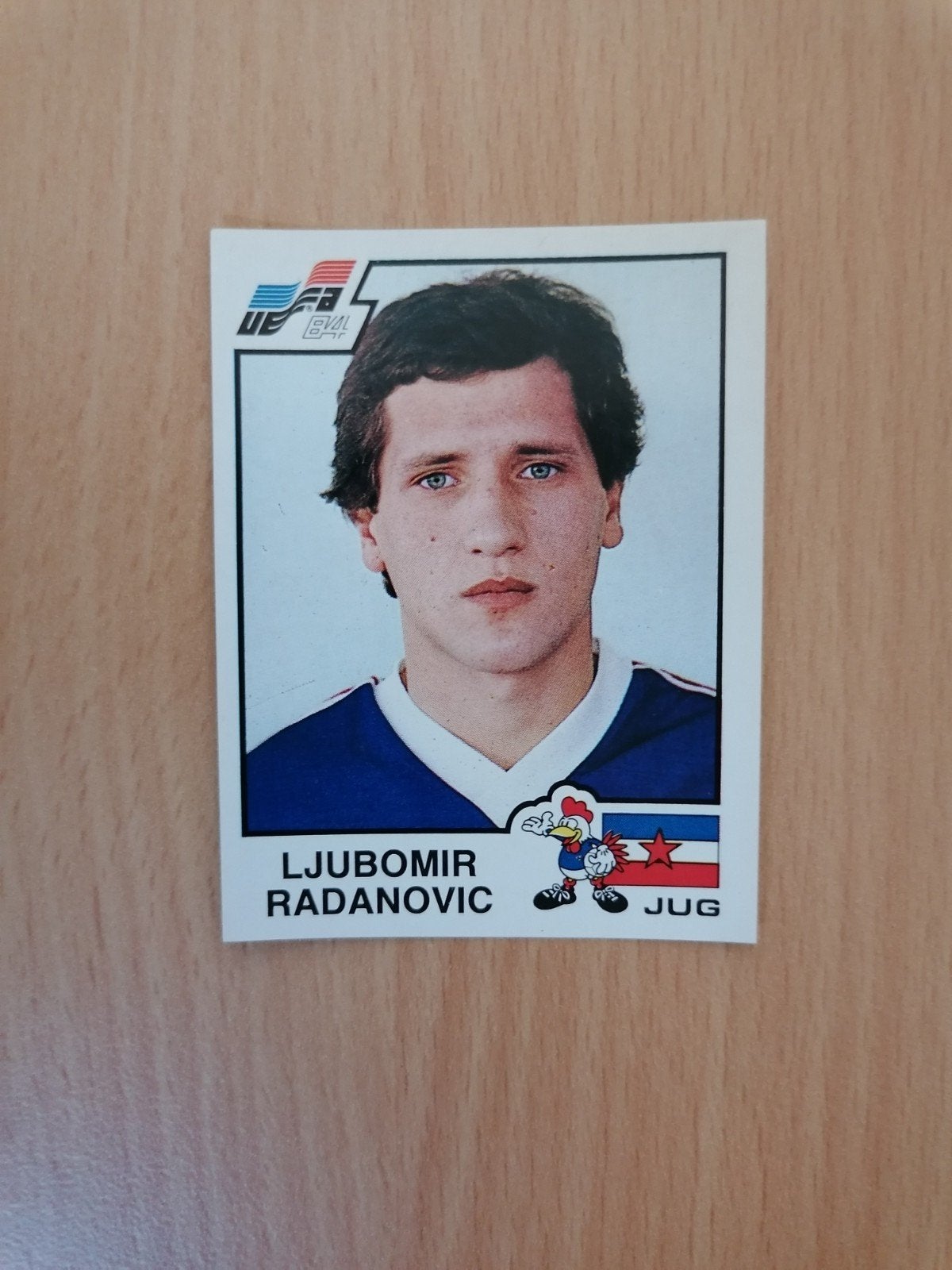 Panini Euro 84 #118 Radanovic., Ophalen of Verzenden, Zo goed als nieuw, Plaatje