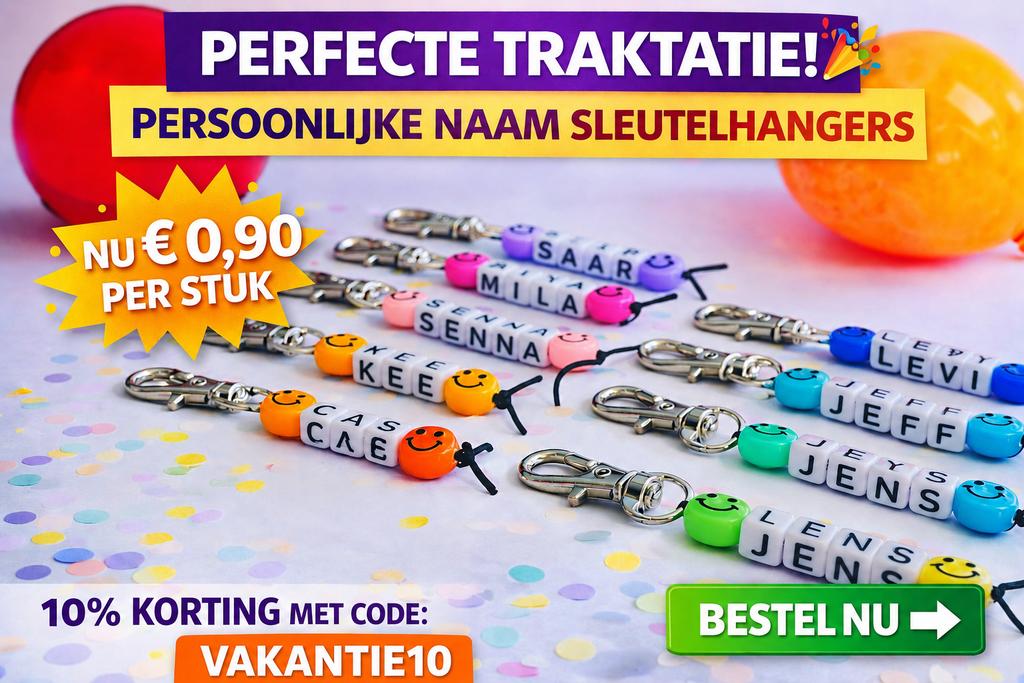 Gepersonaliseerde Naam Sleutelhangers - Perfecte Traktatie, Ophalen of Verzenden, Nieuw, Overige typen