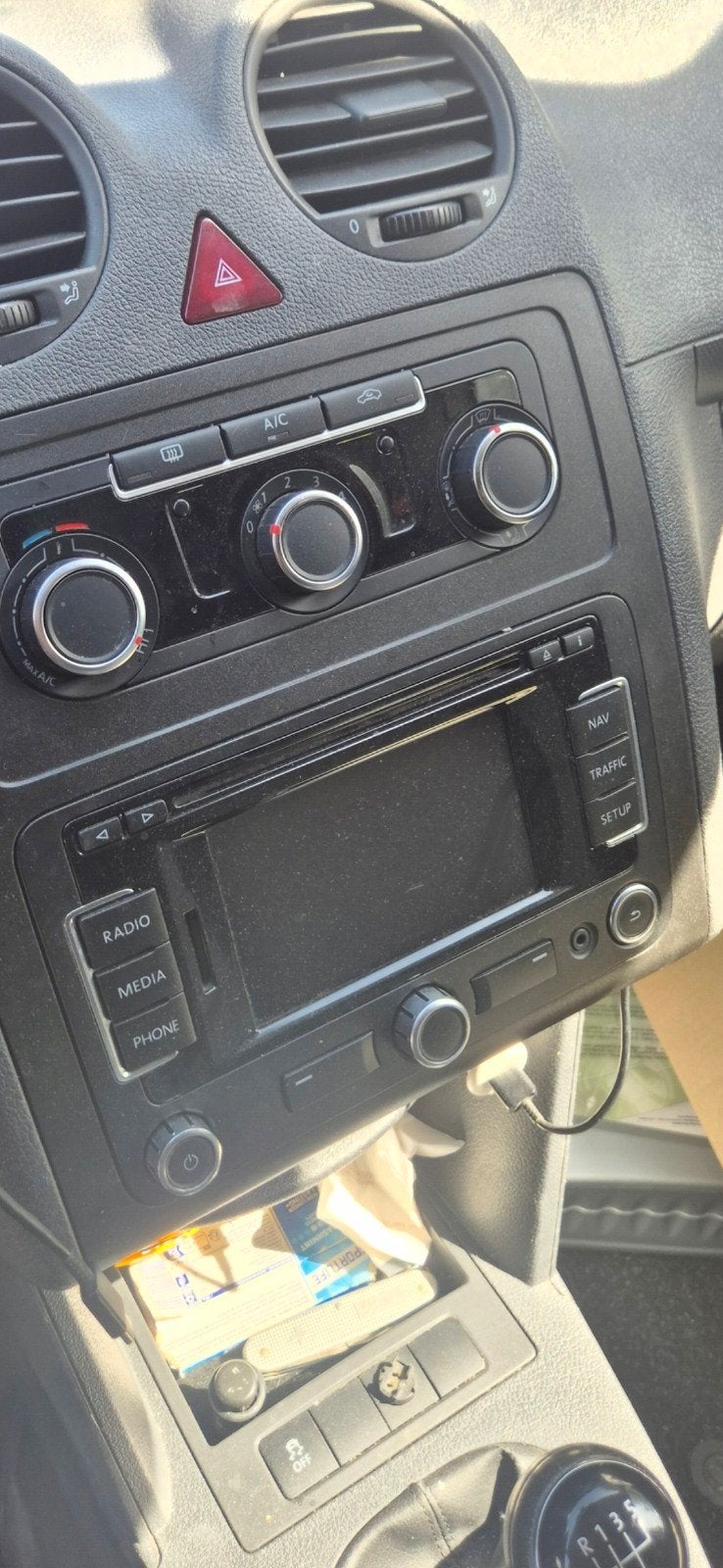 rns 315 originele vw caddy autoradio met navigatie, Ophalen, Zo goed als nieuw