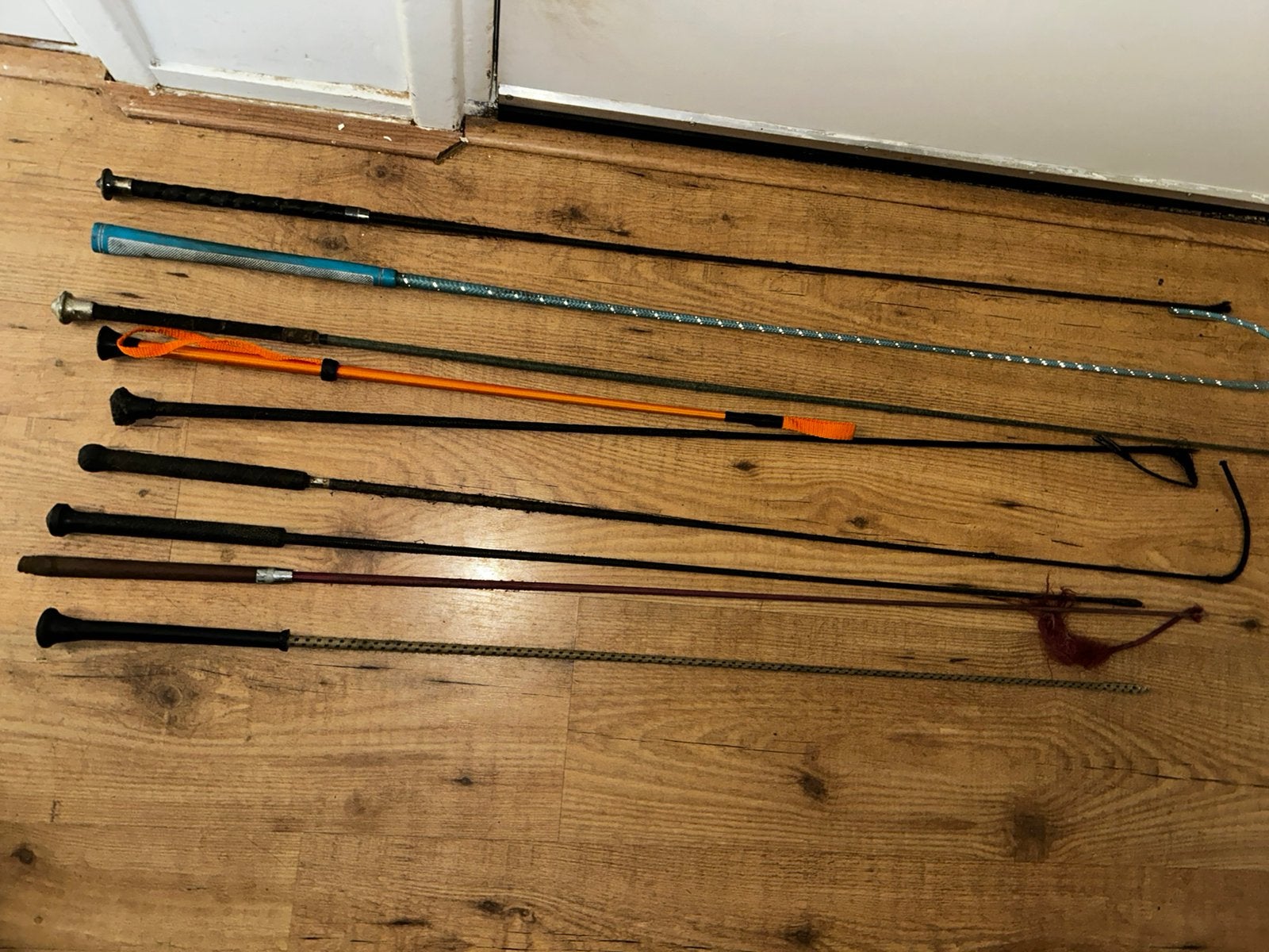 9 zwepen, Ophalen, Zo goed als nieuw