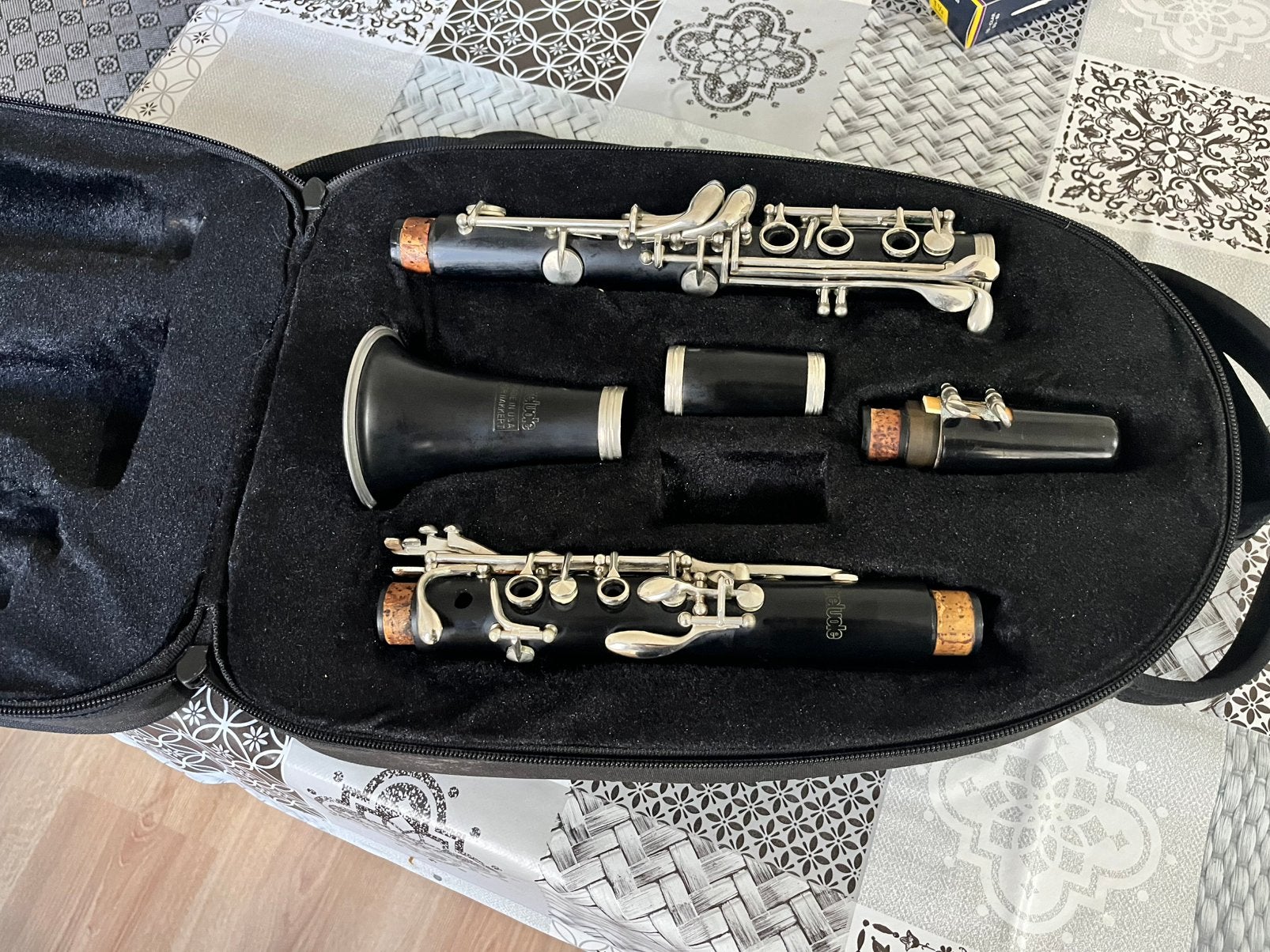 B-klarinet, Muziek en Instrumenten, Ophalen, Zo goed als nieuw, Hout