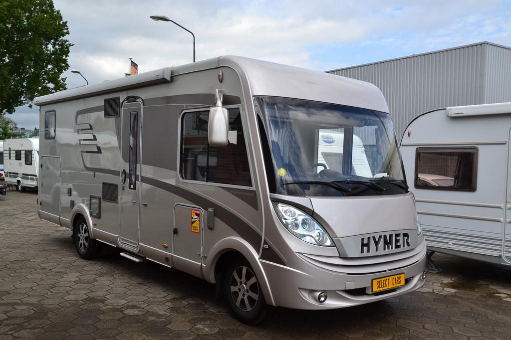 Hymer B 678 Silver- line - Automaat - Airco+dak airco - Leer, Caravans en Kamperen, Luifel, 7 tot 8 meter, Bedrijf, Diesel