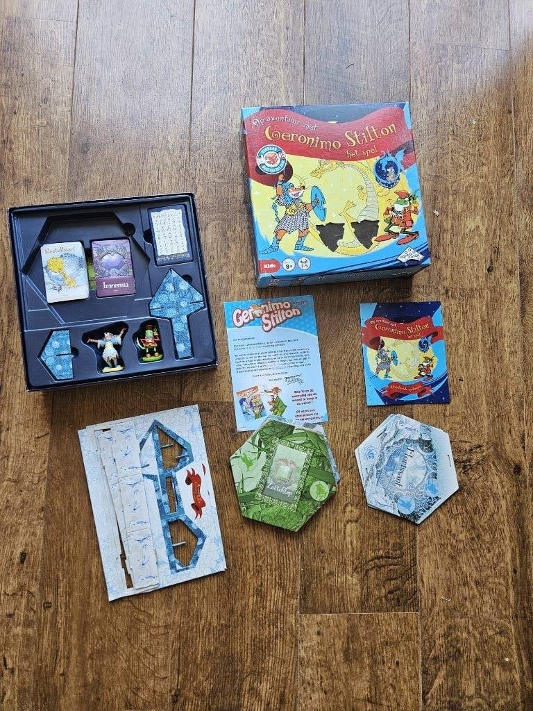 Op avontuur met Geronimo Stilton spel, Hobby en Vrije tijd, Gezelschapsspellen | Bordspellen, Een of twee spelers, Ophalen of Verzenden