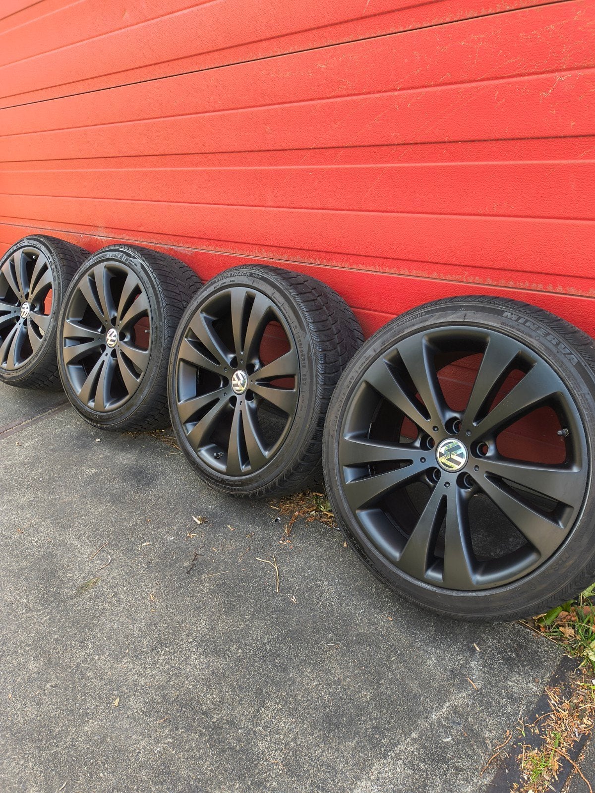 Vw velgen 18 inch winterbanden gti gtd golf 5 6 7 Caddy r32, Auto-onderdelen, Banden en Velgen, Ophalen, 18 inch, Gebruikt, Velg(en)