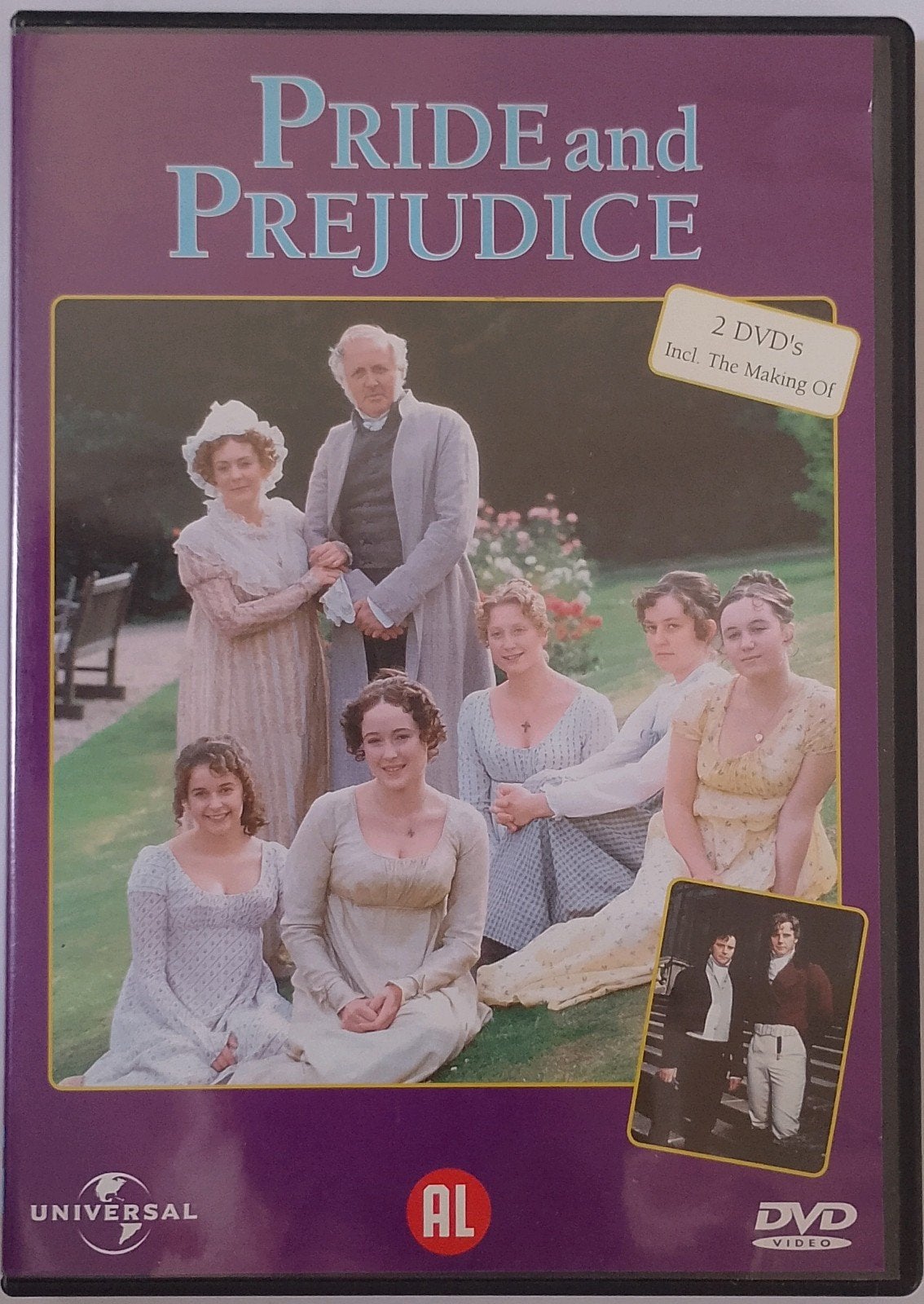 Pride and Prejudice (1995) Colin Firth (2 DVD), Bonusmateriaal, Engels, Overige gebieden, Alle leeftijden