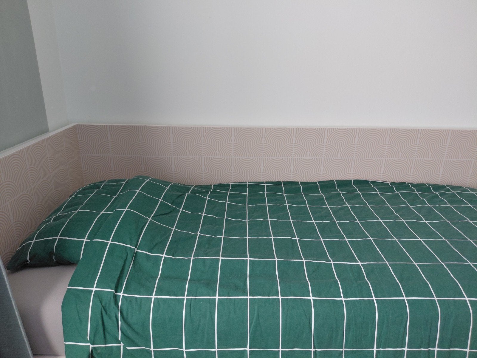 Stevig eenpersoonsbed, Ophalen, 90 cm, Eenpersoons, Wit